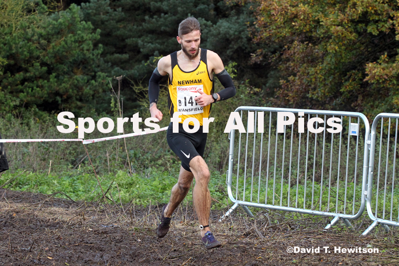 Senior men, National Cross Country Relay Champs., Berry Hill Park, Mansfield.  Photo: David T. Hewitson/Sports for All Pics